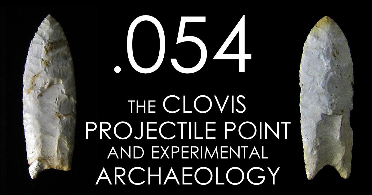 Clovis projectile point